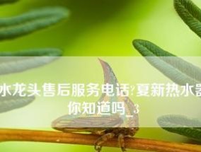 夏普热水器显示E1故障原因及维修方法（了解E1故障的原因和解决方法）